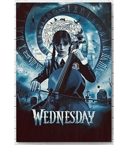 Amazon.co.jp: 映画ポスター ウェンズデー Wednesday アダムス